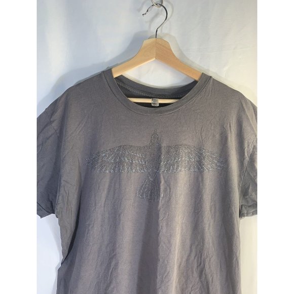 American Apparel T-Shirt Mens XL Cool Crow Graphic - Picture 3 of 5